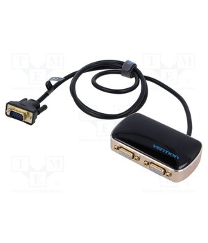 DBABF VGA splitter; VGA female x2,VGA male; 1m; black; ABS,aluminium 6yatrkUYxjpYm7U0oDeX9p0yhiT0S5HyRn_M-fFKcbA