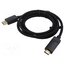 HFKBH Cable; DisplayPort plug,HDMI plug; PVC; textile; 4K,UHD 2160p xxm2ehP3yG8Op3R0kx58WrgPgM2zAHEkCvMuskGkhLk