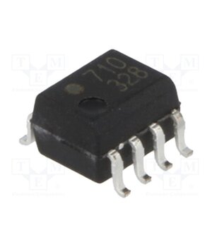 HCPL-0710-000E Optocoupler; SMD; Ch: 1; OUT: CMOS; 3.75kV; 12.5Mbps; Gull wing 8 8mq5rRxdKq7qkueh1K3PGrJUpjr4HPj_7W9g5DzamW0