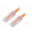 UTP6AX0.5MOR Patch cord; RJ45 plug,both sides; TX6A™ 10Gig,U/UTP; 6a; wire; Cu ch8WJh5cKcnnxzWFgfOFMnK2Cw8vXHDAXGACf--VzVk