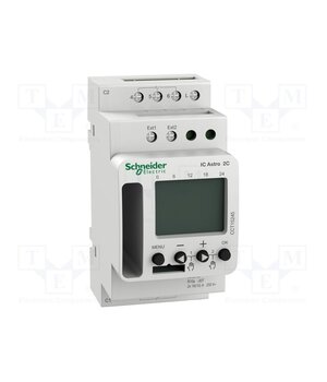 CCT15245 Programmable time switch; Range: 1 year; DPDT; 230VAC; IP20; ACTI9 RklT1wHFu0Ne_NwOfFC4a1KD5MwlKjqlHespOCCKKgs