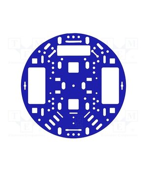 ROBOT CHASSIS RRC04A SOLID BLUE Chassis; blue; Ø127x3mm; acrylic KTPYT-cUwL_E6r4YU0lrcSk1px21o1I0b-3Z9uekDxg