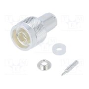 N-P-3DV(40) Connector: N; plug; male; straight; 50Ω; soldering; for cable; PTFE w8S1JERNPrReKgZPAEceXvCXheqi7L2GC3spV44nUEA