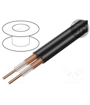 2170056 Wire: coaxial; RG59B/U; wire; CCS; PVC; black; 6.15mm tyyDYQDwXpoK0OFmeuQdJ9zBj722ayv9aaDCJYimrWw