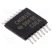 CD4081BPW IC: digital; AND; Ch: 4; IN: 2; CMOS; SMD; TSSOP14; 3÷18VDC; -55÷125°C tsf6VmeuzXOsGSUiDzuz9Vusc-LiMHBu2bHB2wN4SO8