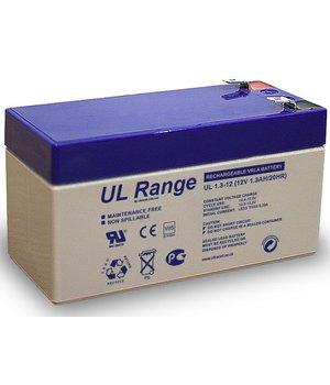 UZLĀDĒJAMA BATERIJA SLA 1,3 Ah 97 x 43 x 52 mm, ULTRACELL

 BA121U.jpg