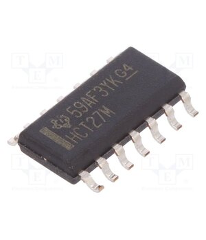 CD74HCT27M IC: digital; NOR; Ch: 3; IN: 3; SMD; SO14; 4.5÷5.5VDC; -55÷125°C; tube stf3zgNnUXvCnh0q6xPgCw7M3XNlDUACydaWVVqQx1M