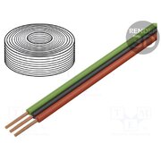 318-014-25 Wire: ribbon; FBK Toy; 3x0.14mm2; stranded; Cu; PVC; 250V; 25m Vym58VJYeGSLpjnvX6AAjQZX5sNWfU2ZMdW6WJg_eJc