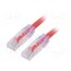 UTP6AX1MRD Patch cord; RJ45 plug,both sides; TX6A™ 10Gig,U/UTP; 6a; wire; Cu 0Fr14hBA1lYwAh6tg6rqL05OGmkiqBmnvL12vft2H84