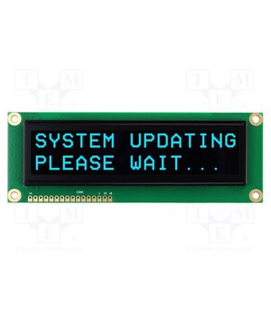 NHD-0216SZW-BB5 Display: OLED; alphanumeric; 16x2; Dim: 122x44x10mm; blue; PIN: 16 ayv0gSUQSn1E376_efhOYS3Z7HwdHFA5BhOCyCJ1OQ4