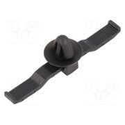 150-08110 Holder; push-in; UL94V-2; black; Panel thick: max.1.2mm; Ht: 7.7mm hMLWqwH1BNRxAlRlT0tPo66eeYuzQLki95LSPMZUZyA