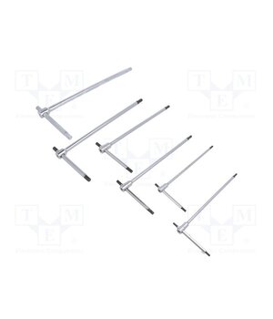 009510687 Wrench: hex key-set; Kind of handle: T; 6pcs. 30zoV00pAv2AKG0U5N0fvk65L3GS0uOSBYGQGxfiMCs