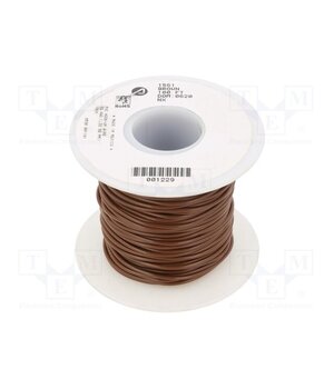 1561 BR005 Wire; HookUp Wire; 22AWG; wire; Cu; PVC; brown; 1kV; 30.5m; 100ft r-PI44sIJ5T0drsT1CRt7UpCKo80zB8U1uInvbK_CGY