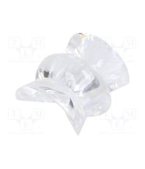 C12868_FLARE-MAXI LED lens; rectangular; plexiglass PMMA; transparent; H: 16.7mm WhA0gntg0ErLBZvsY8TV8JDJgKnYoYM2dIcPZGPQ9mw