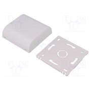 61.6061000 Enclosure: wall mounting; X: 80mm; Y: 80mm; Z: 25mm; ABS; white lKIEdBZHr2HsodYBcSXtocAdlMjGZPke548Y16Anq5A