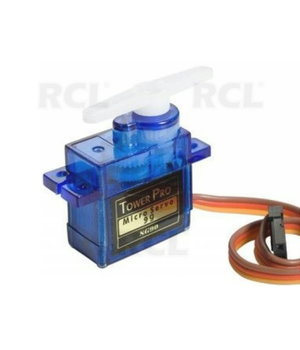 Servo motors Towerpro SG90, 9 g/1,6 kg/0,1 sek.

 SVUS01.jpg