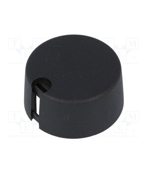A1031649 Knob; with pointer; plastic; Øshaft: 6mm; Ø31x16mm; black; push-in Wt84JuWCRb9gNiSr7x6soF8Qvspj594xvTZfRfLIjBE