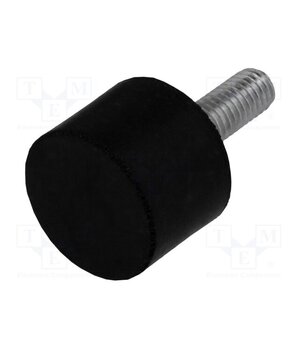 DVA.4-20-15-M6-18-40 Vibroisolation foot; Ø: 20mm; H: 15mm; Shore hardness: 40±5; 210N o_4LPypw9TdRC9pLgXXqwbxa3o9iDKhhSJ4MSmZWtWI