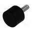 DVA.4-20-15-M6-18-40 Vibroisolation foot; Ø: 20mm; H: 15mm; Shore hardness: 40±5; 210N o_4LPypw9TdRC9pLgXXqwbxa3o9iDKhhSJ4MSmZWtWI