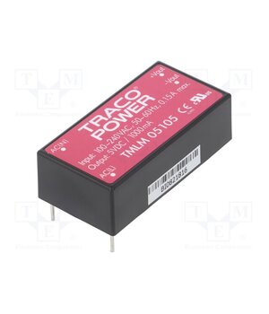 TMLM 05105 Converter: AC/DC; 5W; Uin: 90÷264VAC,120÷370VDC; Uout: 5VDC; OUT: 1 wbG9msGQDcJGxAW_2oBXDFocZzs1Sk1WwzvwDs_pj2Q