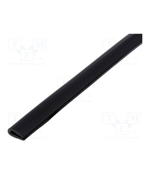 OKB-1,5 BLACK Hole and edge shield; PVC; L: 10m; black; H: 9mm; W: 5mm; -30÷70°C fP3izaGWYp3zEOI9b2SHWRXv7Y6VuBGItyCfK0Apshk