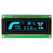 NHD-2.8-25664UCB2 Display: OLED; graphical; 2.8"; 256x64; Dim: 85x39.8x6mm; blue; 1x20 y6FqlgdbmxLj8ealFD3FRkM5D36BqAQ1plZGOiTKcA4