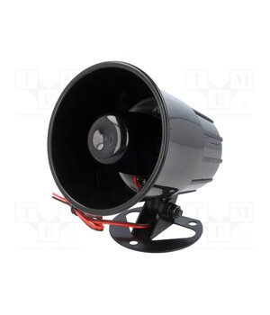 PS386Q Sound transducer: siren; dynamic; 6 tones; 12VDC; 900mA; Ø: 88mm eacgL29SeiiJrVoIzCoXATpccBtBrL5jlly8dIqWZdU