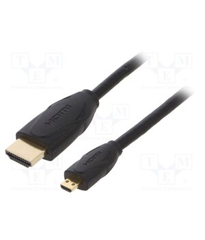 VAA-D03-B100 Cable; HDMI plug,micro HDMI plug; PVC; 3D,4K,ARC,HDR,UHD 2160p WQnfhQhh0YUKn0dq06Rz5OX5irKEQ1PKhy_qVs0iqRs