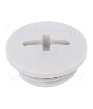 52006117 Stopper; M16; 1.5; IP68; polyamide; light grey; SKINDICHT®; 7mm ZqfZYJJZ0kGX9P3ZQHvyvLvyRXSWAGX5RoIFxyRACpE