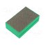 PL6701350 Sponge; 90x55mm; Granularity: 60; green QEM_jTLFC0vXCW814ay_ACWNYjRZWgA_DwkJ-VjdR50