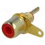 VG3094 GOLD RED Connector: RCA; socket; female; gold-plated; for panel mounting pw-QoRMdBnjdxBfceeCYsJBXVSJIO09O_nL_FRRUZuw