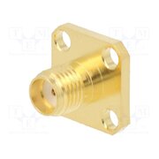 132150 Connector: SMA; socket; female; straight; 50Ω; soldering; PTFE 0o9aWgWeOf9ygO5MEPy4YXNbcifPAjfSLeFx0UQDzYM