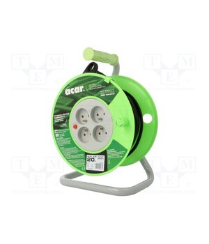 M02047 Extension lead; 3x1mm2; reel; Sockets: 4; PVC; black; 20m zHEvXKHO--64jW1-E2uMx9eJsJAaXWLdKZleRJmAbMI