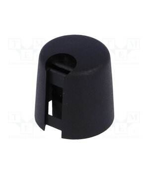 A1016649 Knob; with pointer; plastic; Øshaft: 6mm; Ø16x16mm; black; push-in kpJuzYdeflaVLBpXw5NWXSKZRYwL-hVeHUNzYbh4Bwg