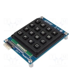 PMODKYPD Pmod module; prototype board; 16-button keypad rOb60KqXDvA_yae23yQULmYhdRF6TWyLa7C4qRBn3Jo