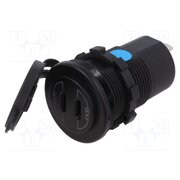 CAR-USB-3.0-BL USB power supply; USB C socket x2; Sup.volt: 12÷24VDC; black m2gn3MTa868eGJH6AlznOWqfZqP42V5FgjqiGrmMYmw