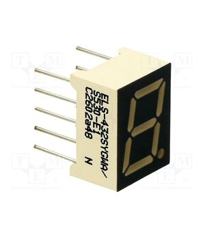 S432SYGWA/S530-E1 Display: LED; 7-segment; 10mm; No.char: 1; yellow-green; 2.8mcd oaewtS7GUxbxMFWAtjihH0YtR6OtICoss5J4gD1O5L0