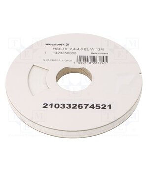 HSS-HF 2.4-4.8 EL W13M Heat shrink sleeve; glueless; 2: 1; 4.8mm; L: 13m; white 9J_XypWGfn3Ov38-fPS7rkUdJPosUelM0NY8mIIdG3M