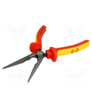 431014 Pliers: insulated; insulated,straight,half-rounded nose; 200mm Yn2ktQ8DrXwtR1eyxAD_PEoi0sT8md0sr9YAtpzKSCM