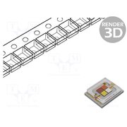 PBED-15F4E-A Power LED; RAGB; quadcolour,EMITER; 120°; 700mA; 15W; SMD pZ-L9H3b6qM8lrY97Sops9QInNWukqHDoJ6eMbWnbM8