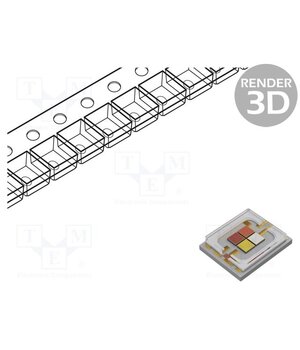 PBED-15F4E-A Power LED; RAGB; quadcolour,EMITER; 120°; 700mA; 15W; SMD pZ-L9H3b6qM8lrY97Sops9QInNWukqHDoJ6eMbWnbM8