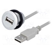 09454521921 USB socket; 22mm; har-port; -25÷70°C; Ø22.3mm; IP20; silver; Len: 1m SI0dDUMjOcZ3AKy4aBCBkcHyikRCb7RgbCYw_AHhdmA