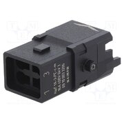 09100033206 Connector: HDC; contact insert; male; Han® 1A; PIN: 4; 3P+PE; Han E® i5oPwX1hO5l0_2ULoVBxpm4tt-W_9MZZY16uHwdvJp8