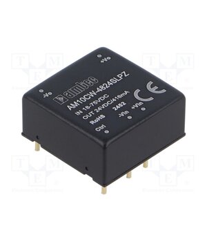 AM10CW-4824SLPZ Converter: DC/DC; 10W; Uin: 18÷75VDC; Uout: 24VDC; Iin: 250mA; THT eMDKSj_j1V4kLsDYq0OHIvHM7sVhZGsPVhG7T4AFfwM