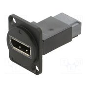 CP30233 Coupler; DisplayPort socket,both sides; FT; 19x24mm; plastic Lk_gAKJtoPRmAlR_oTKSdSXsTlb8vcF2MCYA-juIlwE
