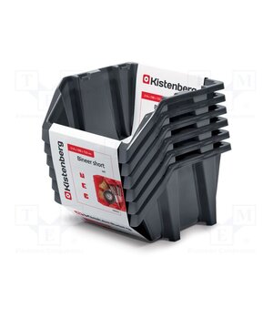 KBISS22-S411 Container: cuvette; black; short; 214x198x133mm; 6pcs; KBISS22 67d2qEpIxI-GCvQXWEuKqc7dEonDfoxc1U8zGSRaPi8