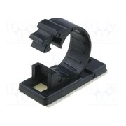 10J-S Screw down self-adhesive holder; 14mm; polyamide; black; UL94V-2 TZS7lAllcIGQ2lWszji03-0YJqLrQUtQJRGMNInNU1o