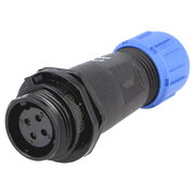 CONNECTOR WEIPU SP1311/S4, 4pin socket for housing/cable ø4÷6.5mm, 5A 250V, IP68
