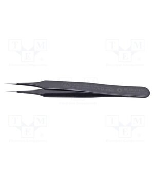 5-049-UF-13 Tweezers; Blade tip shape: sharp; Tweezers len: 110mm; ESD rCxmluYALmFRECnAbukdatvm3KpnbAkwoaA1qbn8Q94