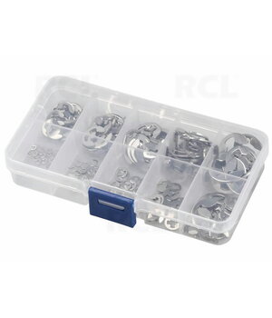 Fiksējošo gredzenu komplekts, tips E M1,5–M10, nerūsējošais tērauds 304, 200 gab.

 ITR079+0.jpg